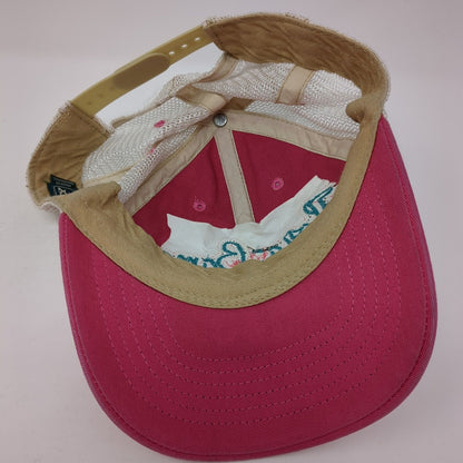 Flora-Bama Est. 1964 Snapback Trucker Hat Pink OS Adjustable Mesh Back Legacy