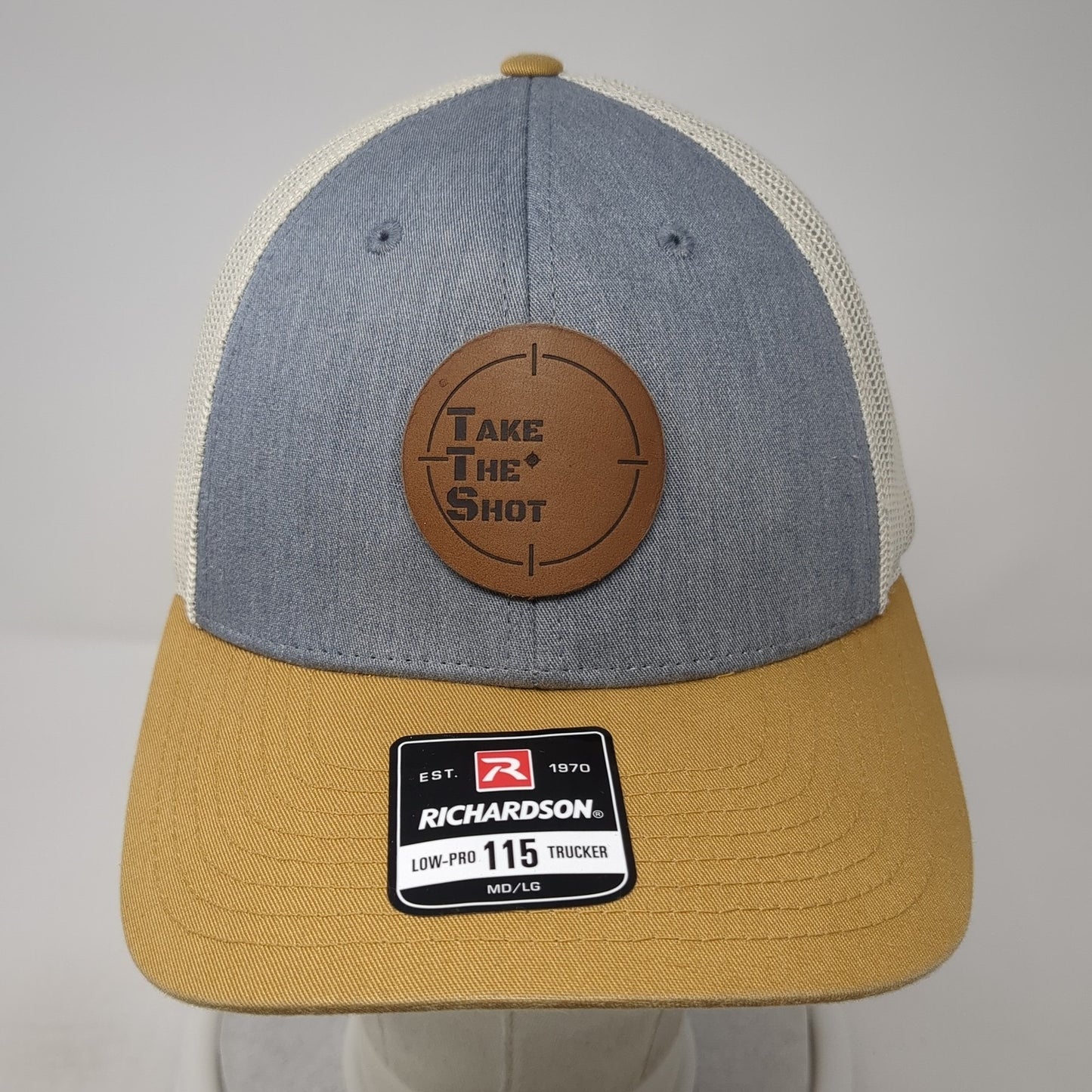 Take The Shot Snapback Trucker Hat Multi Large Adjustable Mesh Back Richardson