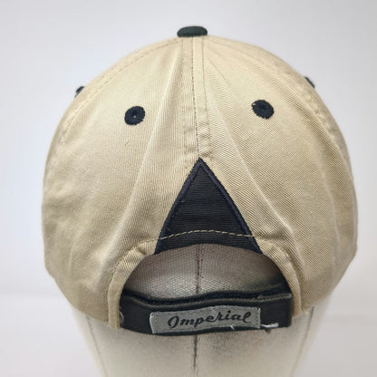 Imperial Farmstead Golf Country Club Baseball Cap Beige One Size Hat Strapback