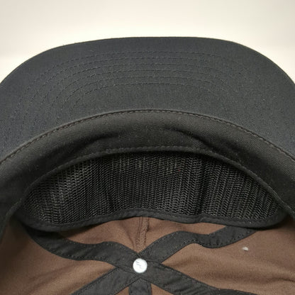 Brixton 5 Panel Brown One Size Snapback MFG Company Patch Flat Bill Logo Hat