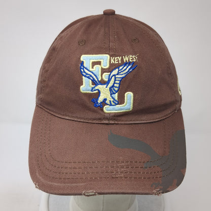 Key West Florida Baseball Cap Brown One Size Adjustable Patriotic 777 Lucky