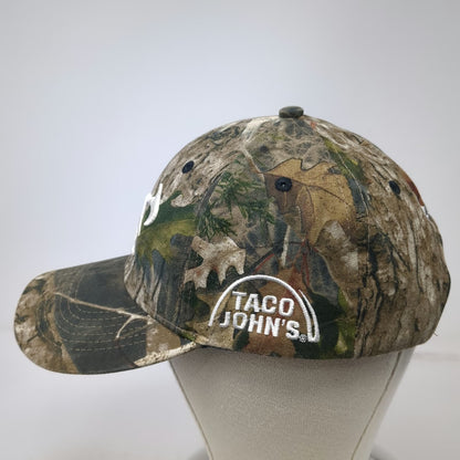 True Timber Baseball Cap Brown OSFM Taco John's Mtn Dew Cabela's Snapback Hat