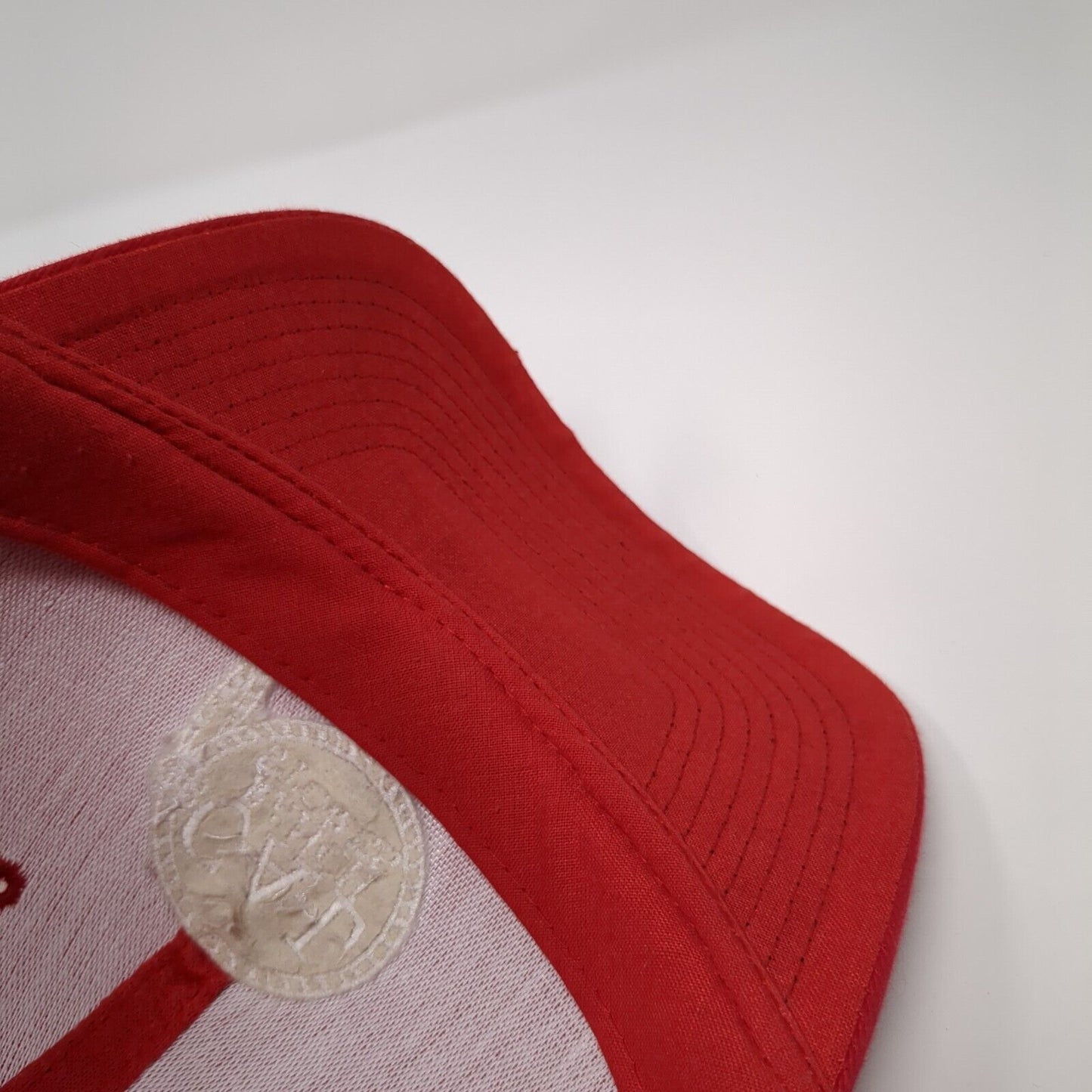 C-A-L Ranch Stores 45 Years Snapback Hat Red One Size Adjustable Nissun