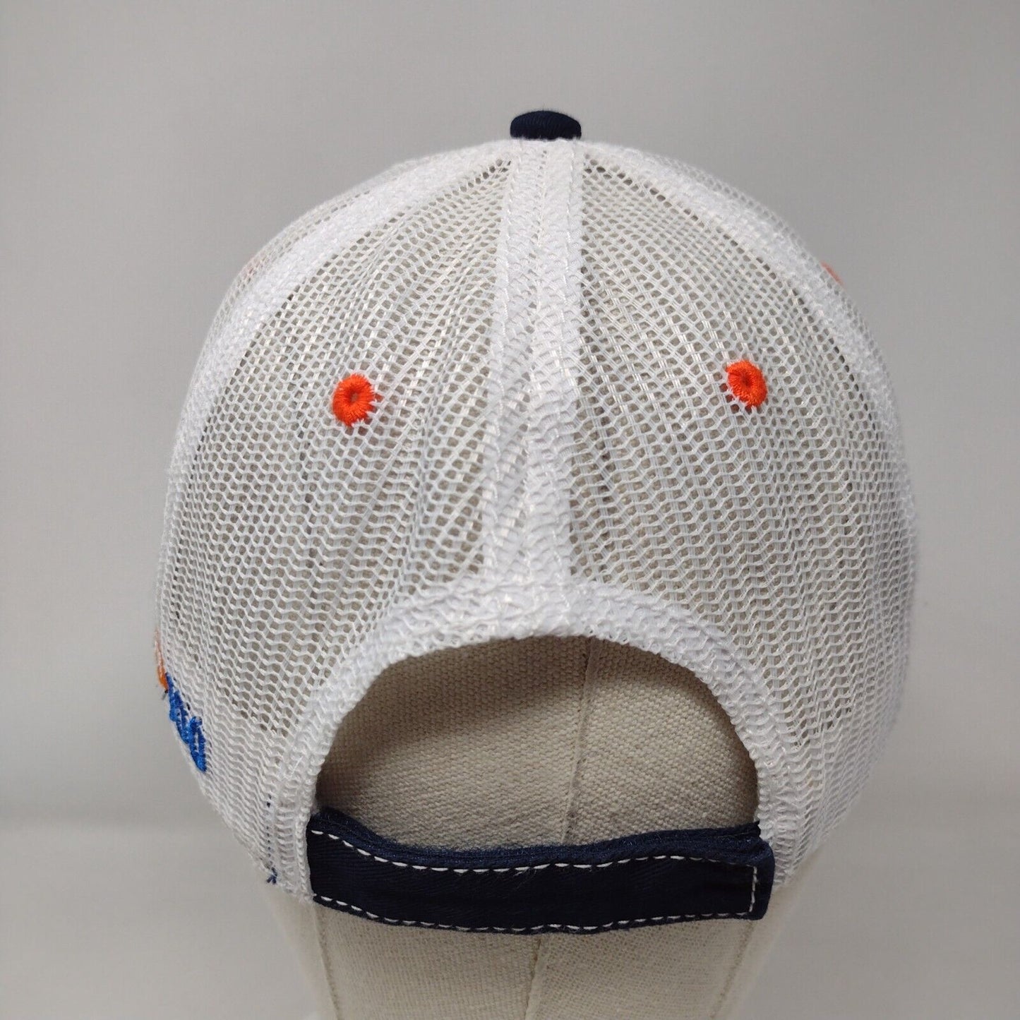 Reddaway Strapback Mesh Back Trucker Hat Blue One Size Cap America