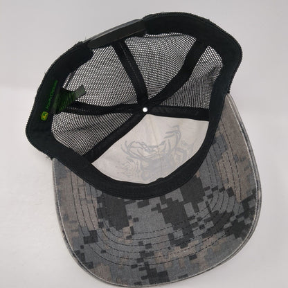 John Deere Snapback Trucker Hat Multicolor OS Adjustable Embroidered Mesh Back