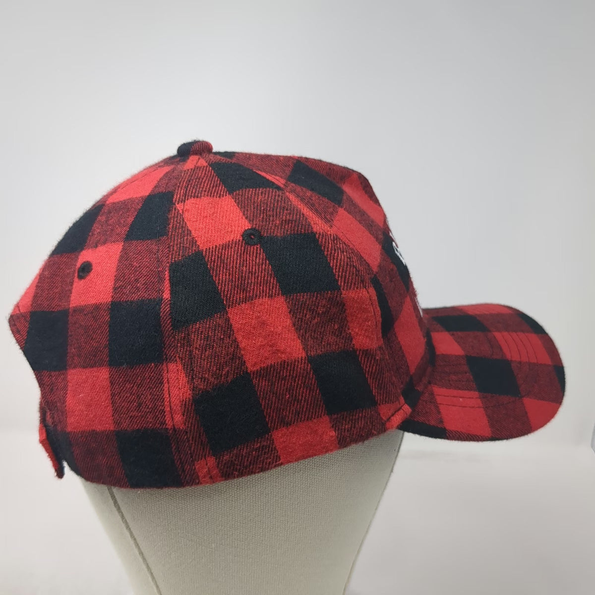 SNCO 5 Panel Red Hat One Size Bigfoot Washington Plaid Sasquatch Checkered