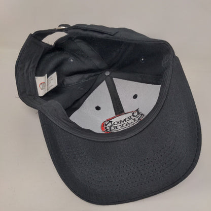 Demon Slayer Kimetsu No Yaiba Slideback Hat Black One Size Embroidered