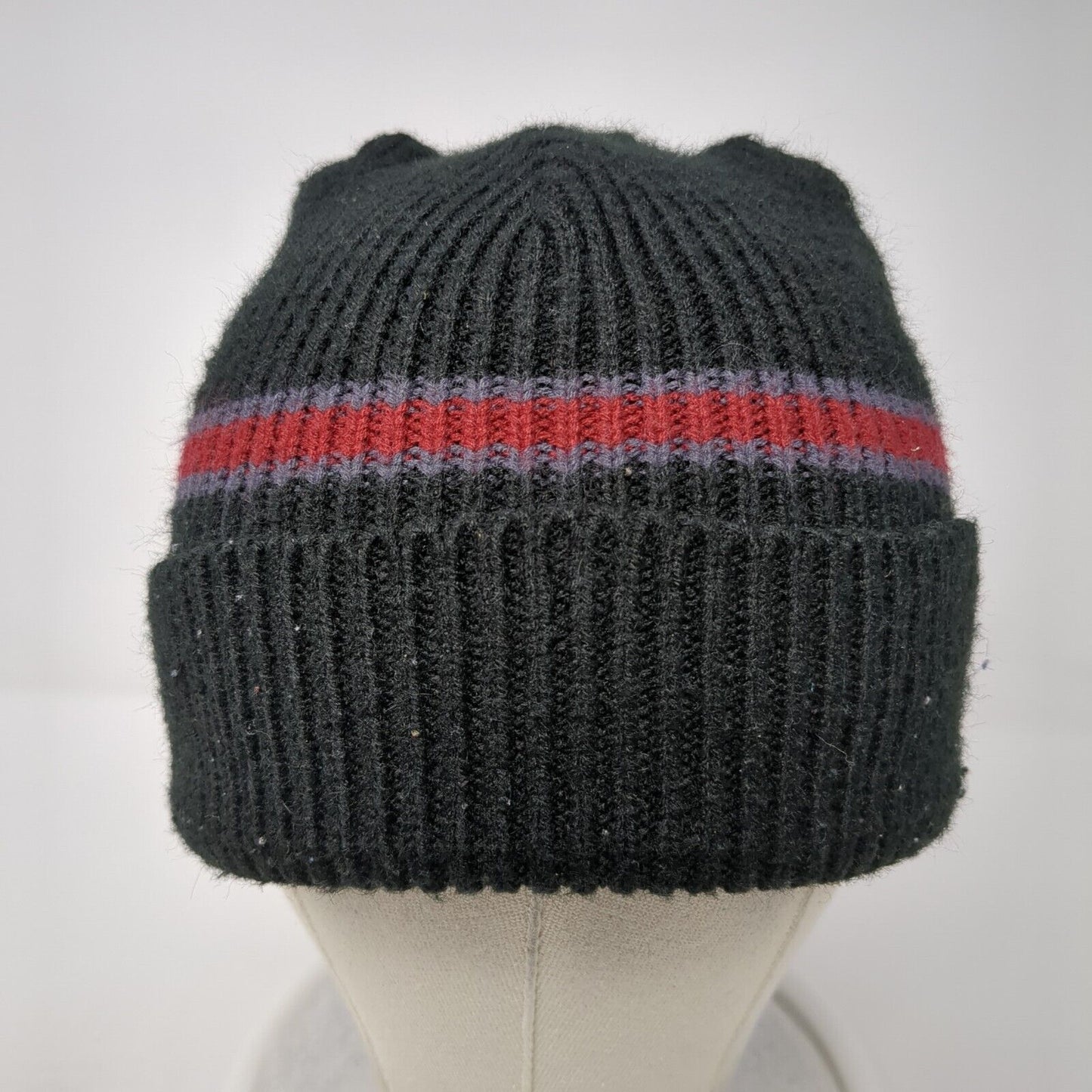 Weatherproof Knit Beanie Hat Black One Size Stretch Acrylic Outdoor