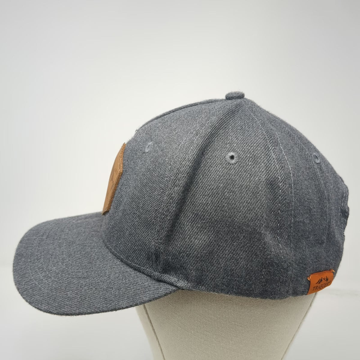 Traeger 5 Panel Gray One Size Timberline Mountain Patch Snapback BBQ Grill Hat