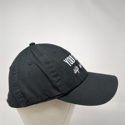 You Can't Sip With Us Slideback Baseball Cap Black One Size Adjustable Express