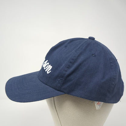 Branson Snapback Hat Blue One Size Adjustable Solid 6 Panel Outdoor