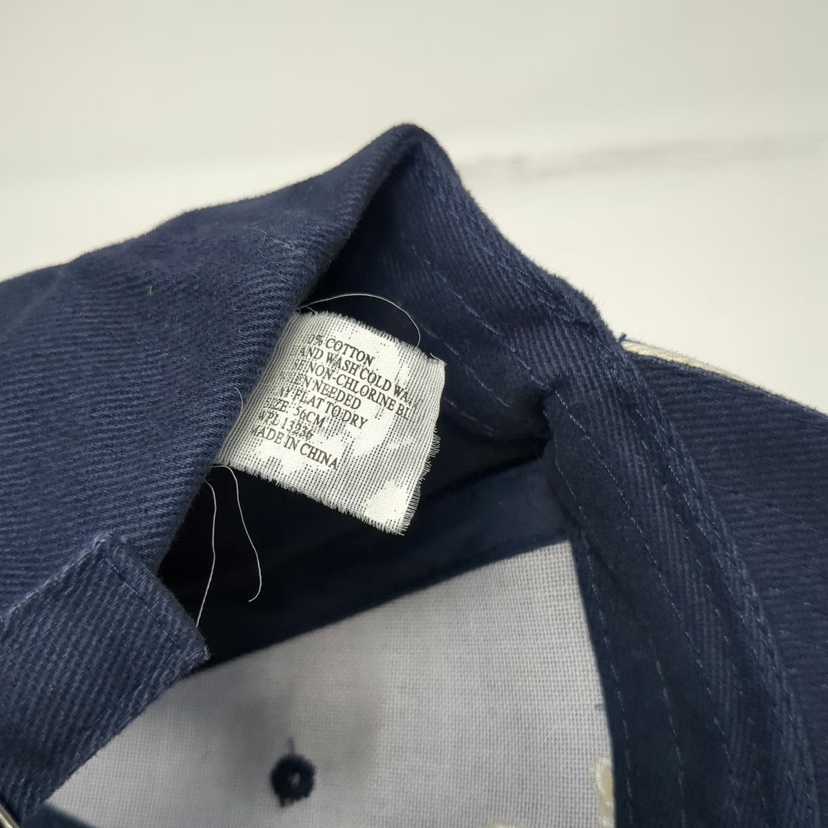 Oris Swiss Made Watches 1904 Baseball Cap Blue One Size Embroidered Logo Hat