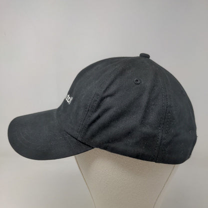 Greatbatch Men's Slideback Hat Black Size OSFA Embroidered Logo 100% Cotton