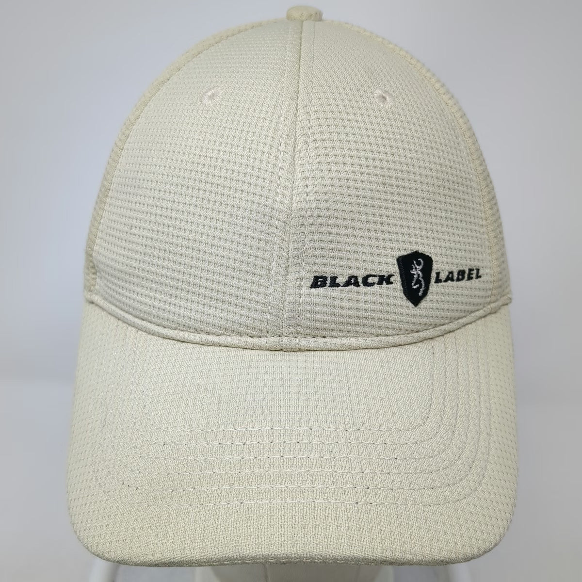 Browning Black Label Baseball Cap Beige One Size Strapback Polyester Mesh Hat
