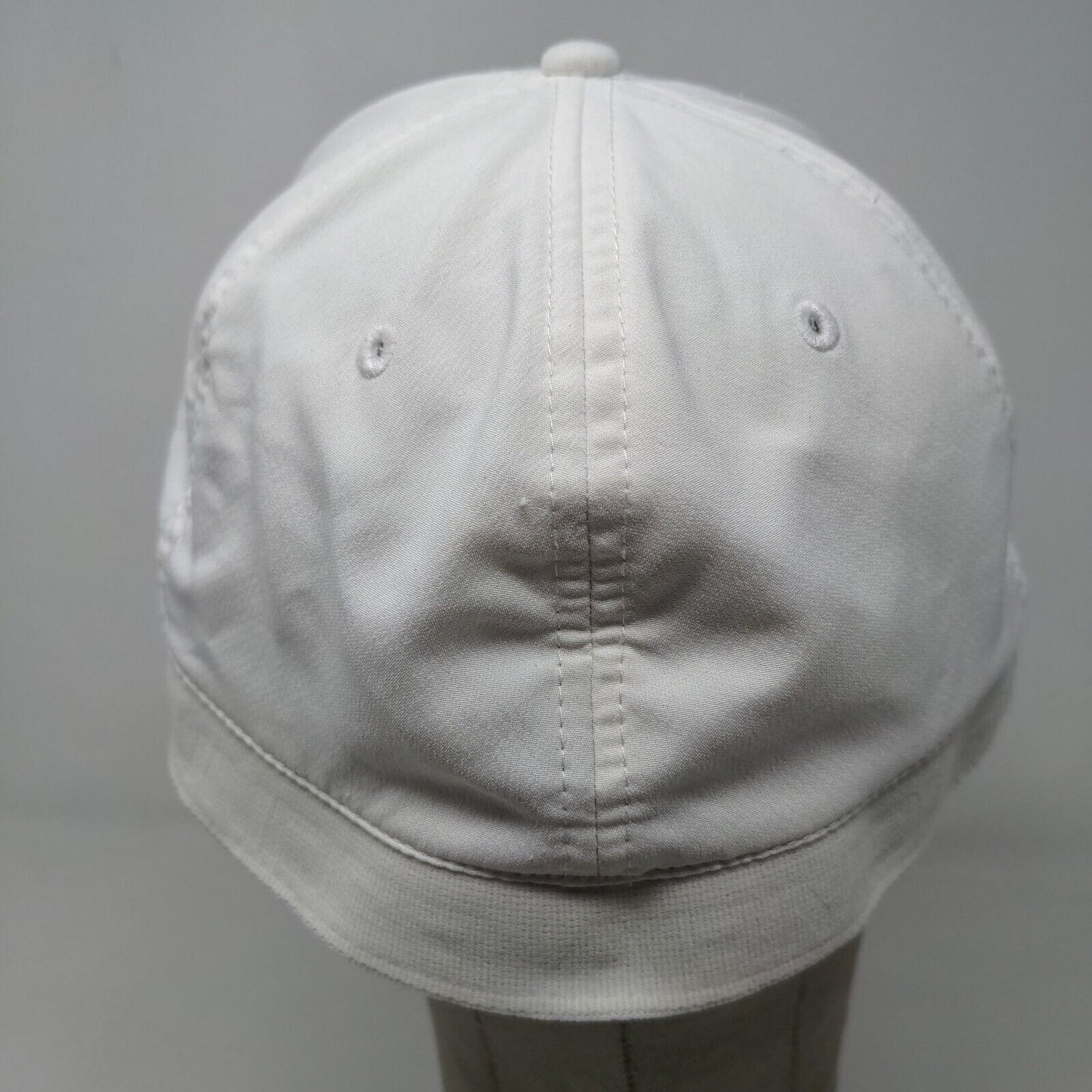 Under Armour Men's Fitted Hat White Size L/XL Polyester Blend 3D Logo