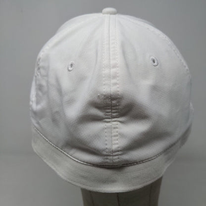 Under Armour Men's Fitted Hat White Size L/XL Polyester Blend 3D Logo