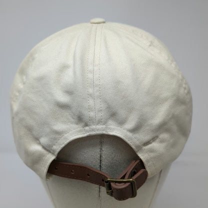 Uniqlo Baseball Cap Beige One Size Slideback Hat 6 Panel Plain Adjustable
