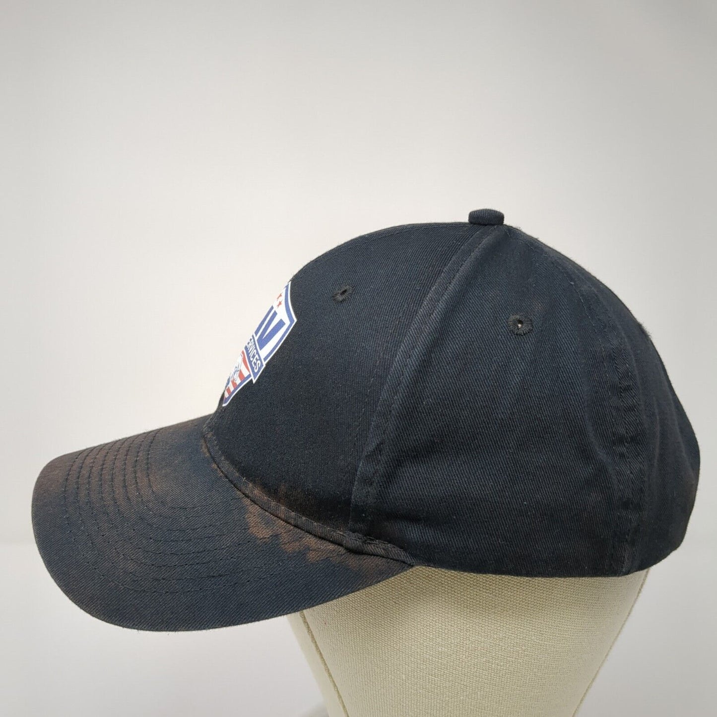 MAV Event Services Strapback Hat Black One Size 6 Panel Port & Company
