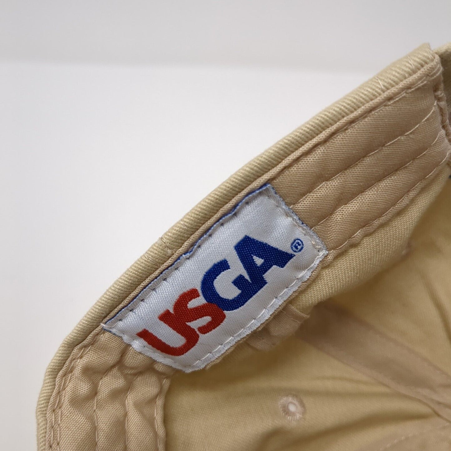 2005 US Open Pinehurst No. 2 Slideback Hat Tan One Size USGA Member