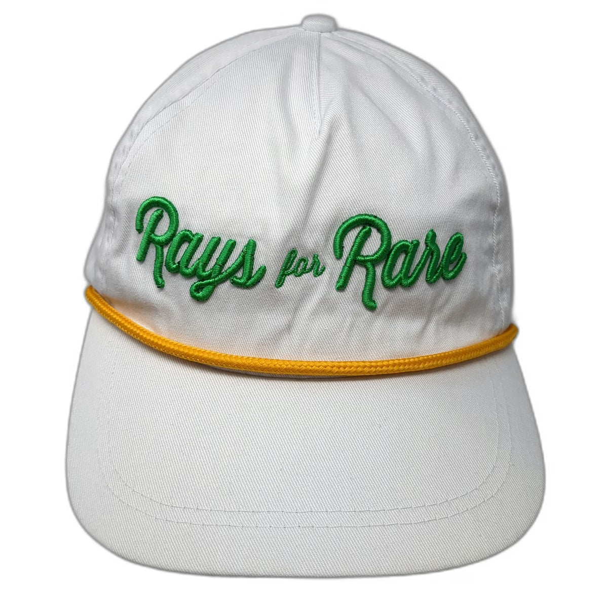 Port Authority 5 Panel White One Size Hat Rays for Rare Sun Rope Snapback Logo