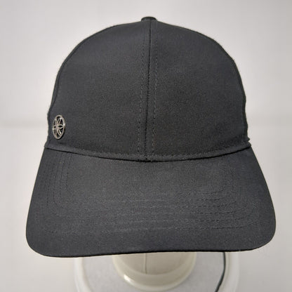 Gaiam Strapback Hat Black OSFA Adjustable Solid 6 Panel Perforated