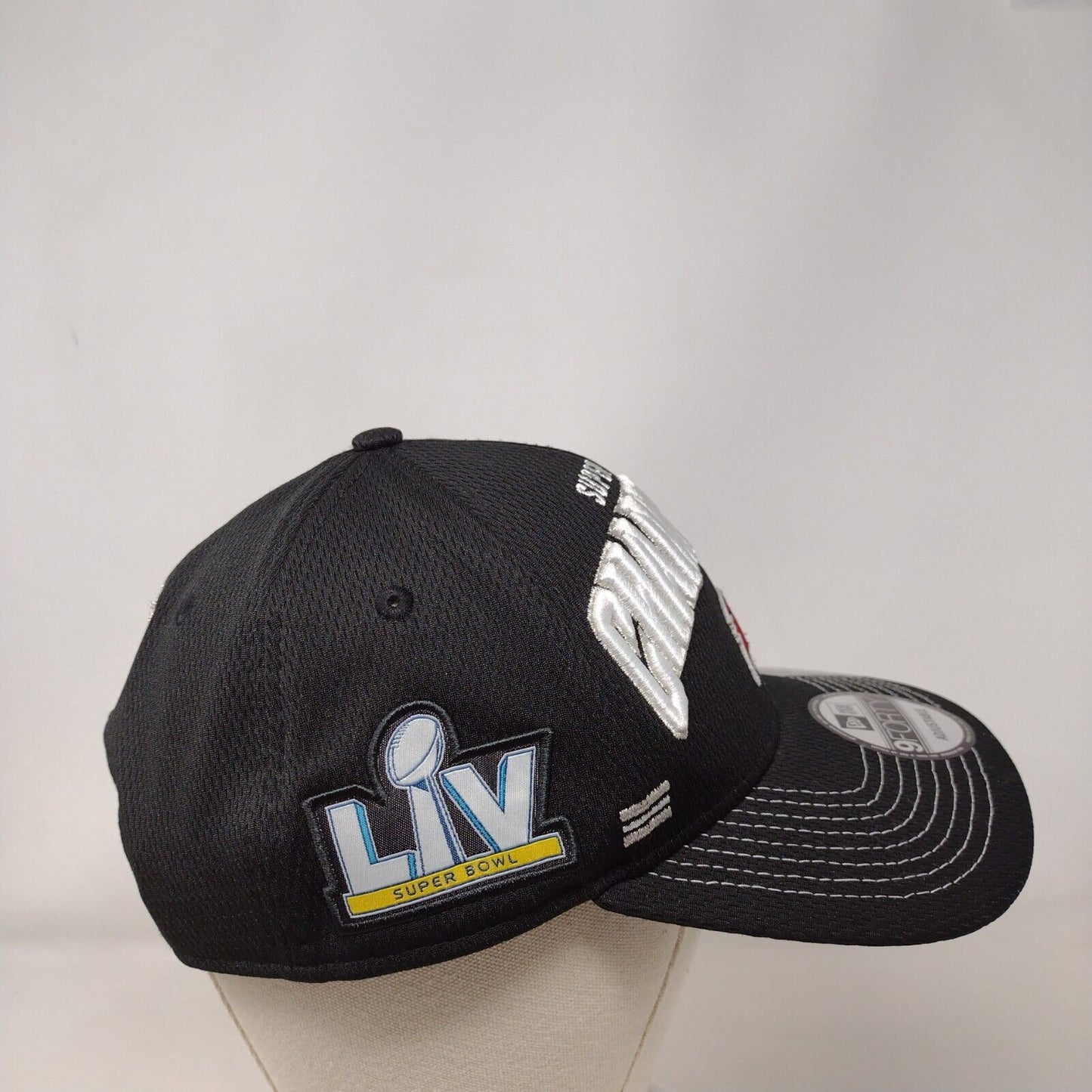 New Era NFL Tampay Bay Buccaneers Snapback Hat Black OSFA Super Bowl LIV Logo