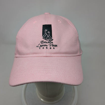 Estancia Laguna Verde Lodge Jurassic Lake Slideback Hat Pink One Size Adjustable