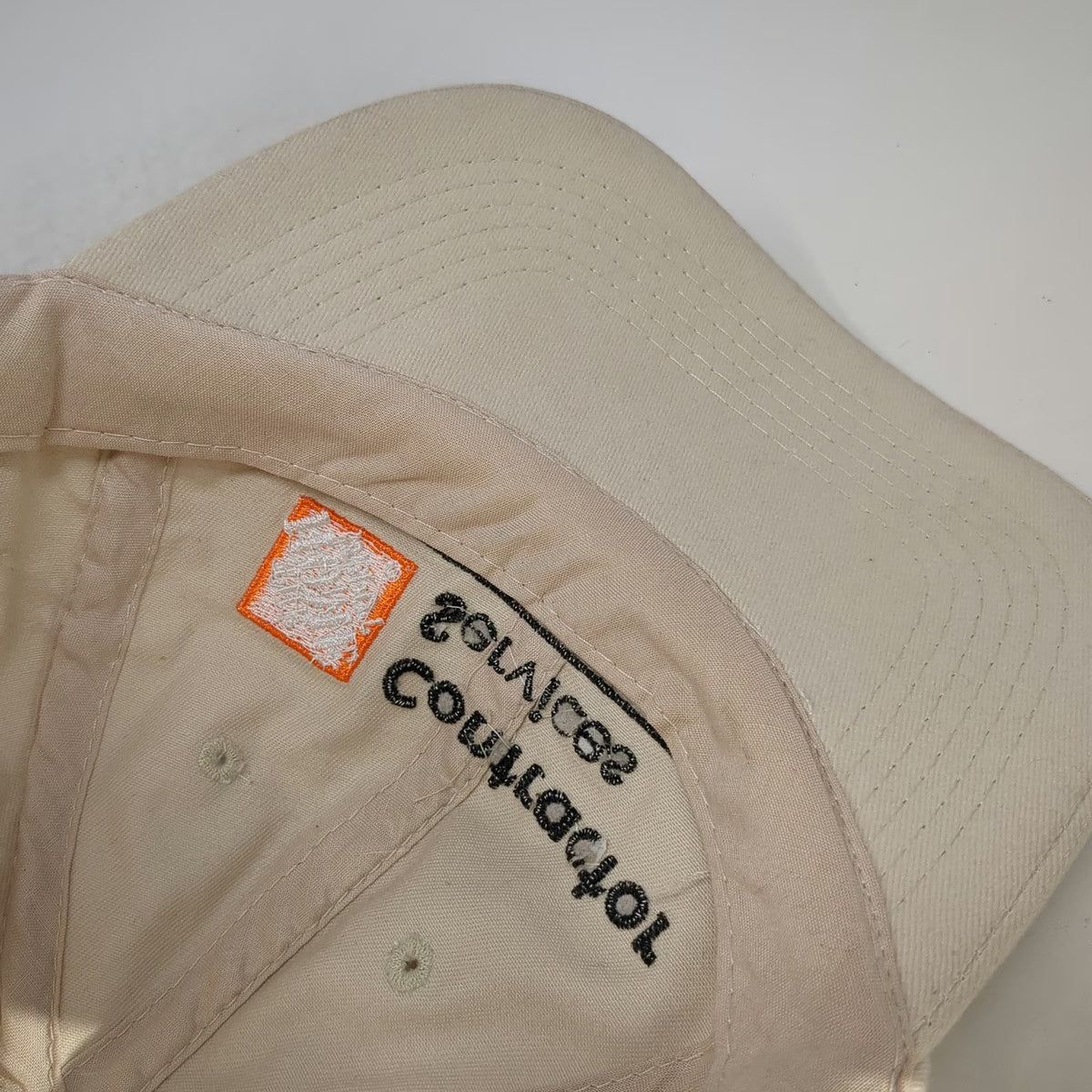 BD&A Home Depot Contractor Services Beige One Size Baseball Cap Hat Strapback