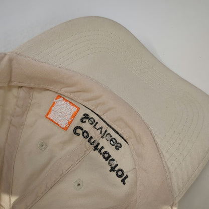 BD&A Home Depot Contractor Services Beige One Size Baseball Cap Hat Strapback
