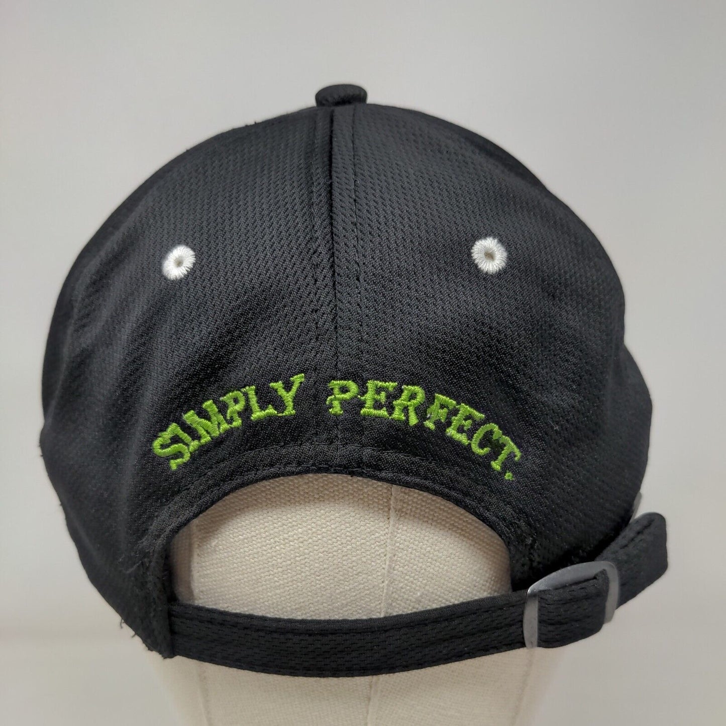 Tequila Patron Simply Perfect Slideback Hat Black OSFM Adjustable Embroidered