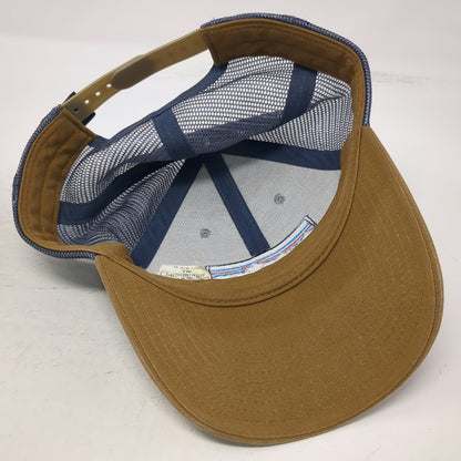 Patagonia Trucker Hat Gray Brown One Size Mesh Back Snapback Mountain Logo Hat