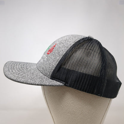 Elements Massage Snapback Trucker Hat Gray S Embroidered Mesh Back Richardson