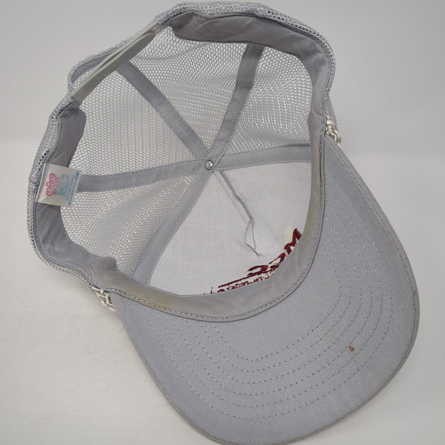 MCC McDaniel Concrete Co. Rope Trucker Hat Gray One Size Mesh Back