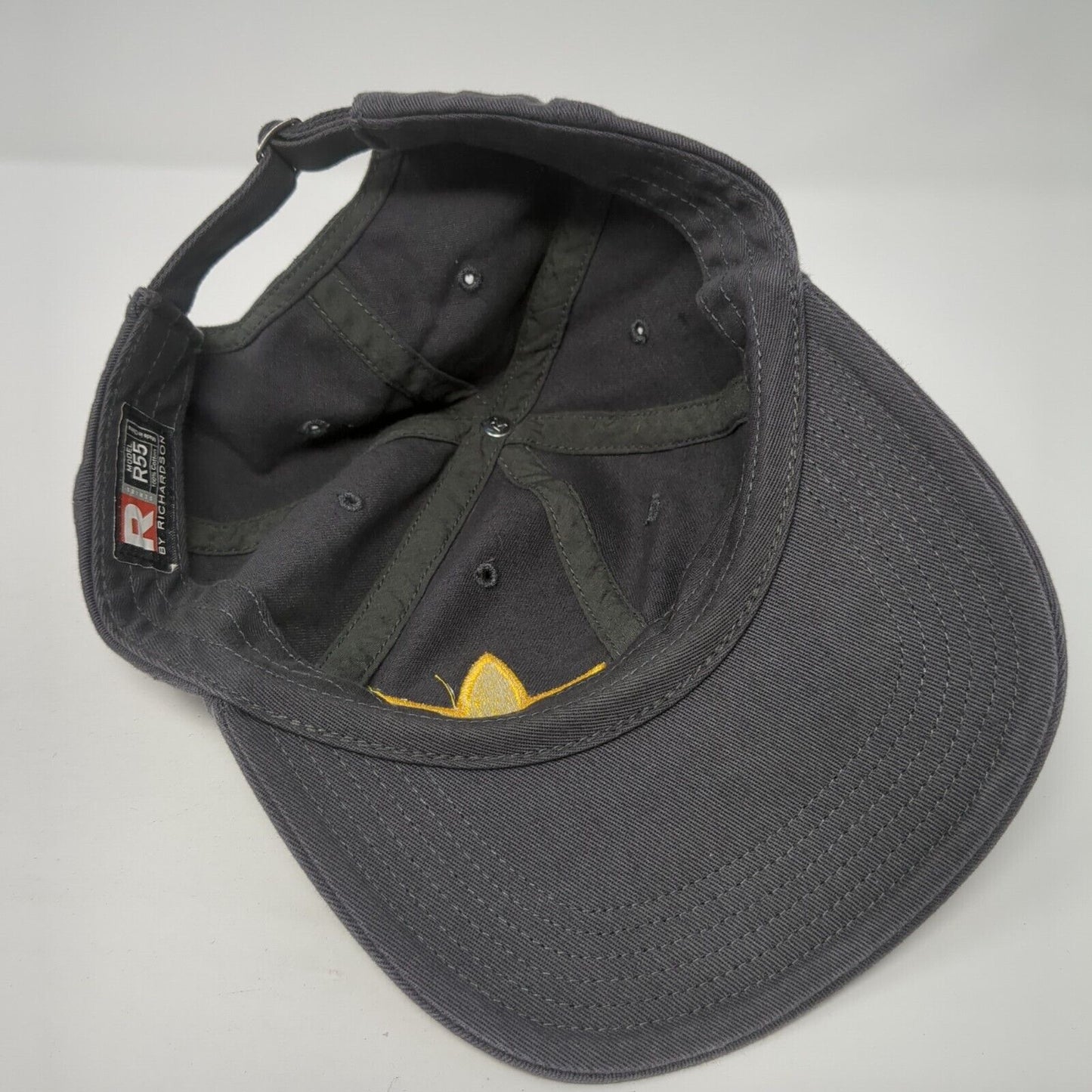 Richardson Slideback Hat Gray One Size Adjustable Embroidered Model R55