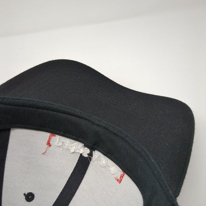 Persado Snapback Hat Black One Size Adjustable Embroidered Yupoong