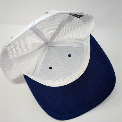 Pro Image Sports Snapback Trucker Hat Blue One Size Mesh Back 6 Panel