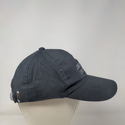 Dream Big Do Good Slideback Hat Black One Size Embroidered Ivory Ella