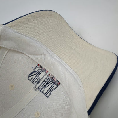 Port Authority Baseball Cap Beige Blue One Size Spike Club 2000 Graphic Hat