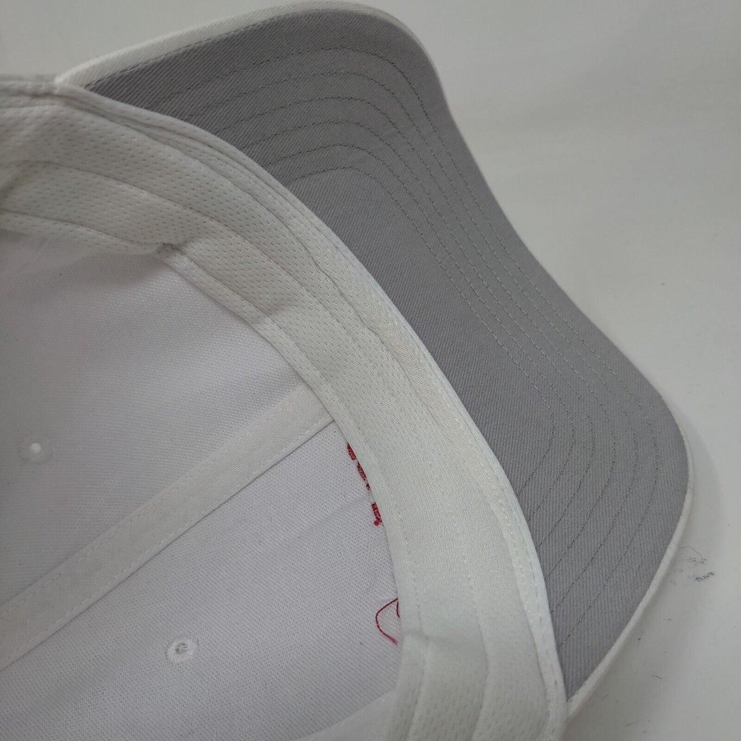 CSL Behring Slideback Hat White OSFM Adjustable Vent Holes Adidas