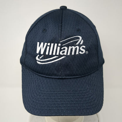 Williams Strapback Baseball Cap Blue OS Adjustable Embroidered Port Authority