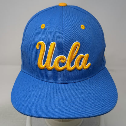 Zephyr UCLA Bruins NCAA Snapback Hat Blue Yellow One Size Script Logo Flat Brim