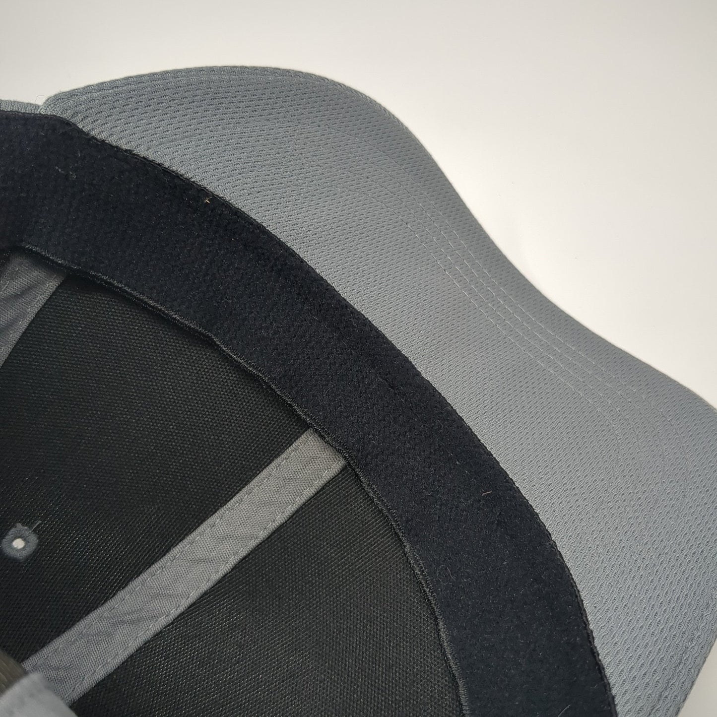 Athletic Works Fitted Hat Gray XL Solid Stretch Vent Holes Outdoor Blank