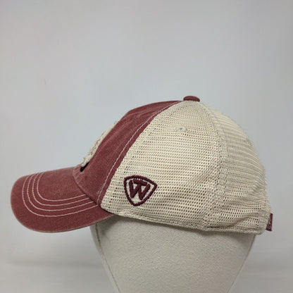Top of the World Boy's Snapback Mesh Back Hat Red Florida State University Logo