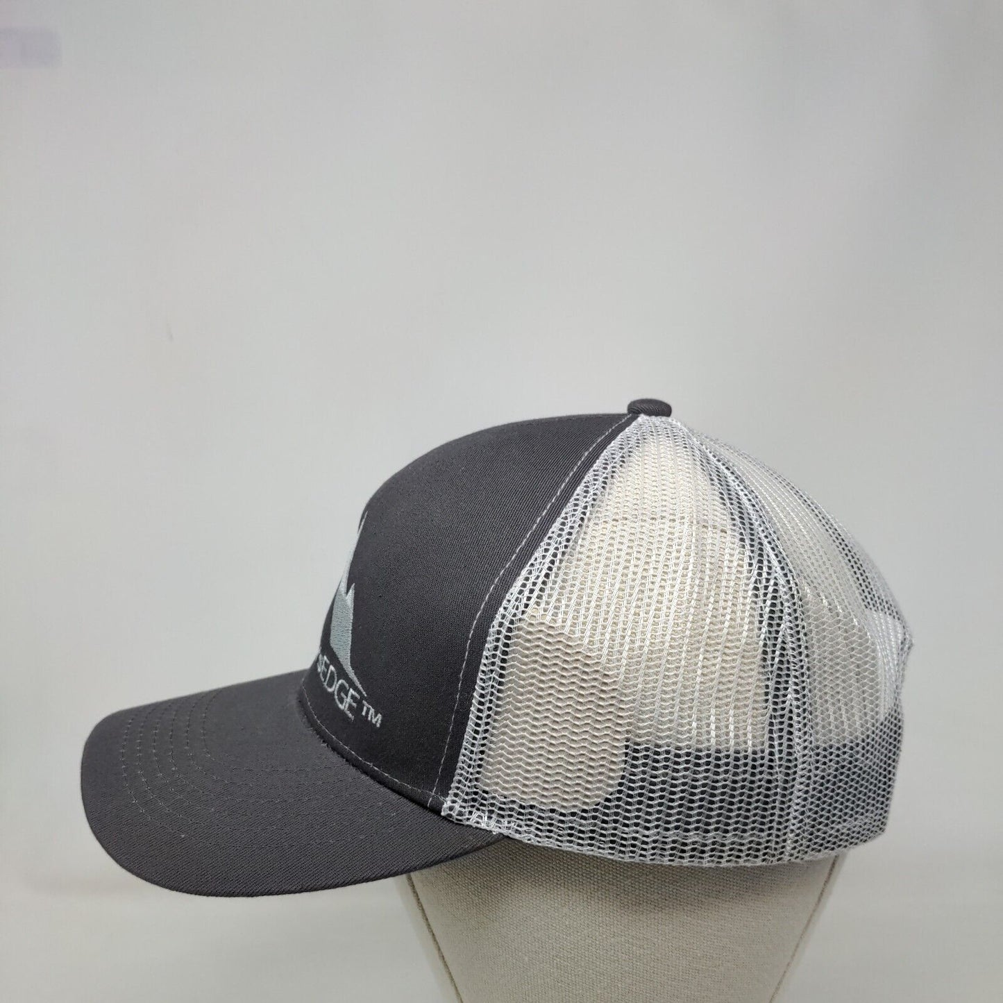 TCM Contractor's Edge Snapback Mesh Back Trucker Hat Gray OSFM 6 Panel