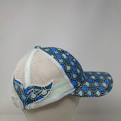 Mermaid Life Strapback Trucker Hat Multicolor OSFA Embroidered Mesh Back