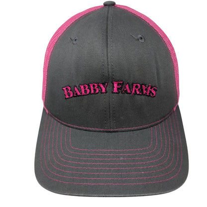 Babby Farms Snapback Trucker Hat Multicolor OSFA Mesh Back Richardson