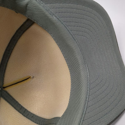 San Sun 5 Panel Green Camo Snapback Hat AT&T Call Before You Dig Rope Vintage