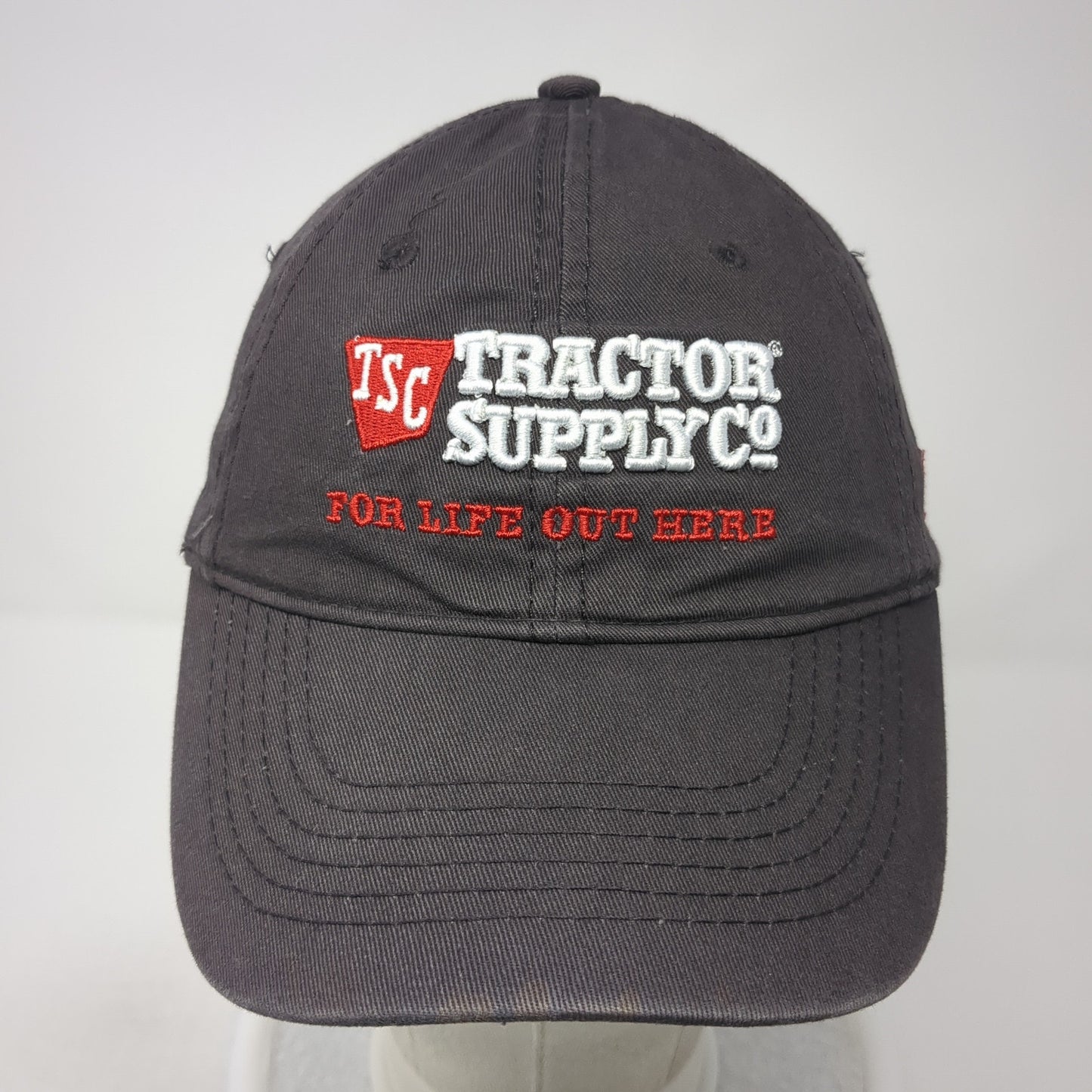 Tractor Supply Co For Life Out Here Slideback Hat Gray One Size Since 38