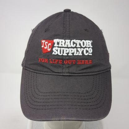 Tractor Supply Co For Life Out Here Slideback Hat Gray One Size Since 38