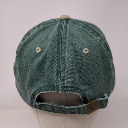 Hollywood Beach Florida Slideback Hat Green OSFA Embroidered Colorblock